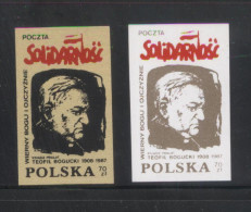 POLAND SOLIDARNOSC SOLIDARITY FAITHFUL TO GOD & COUNTRY FATHER TEOFIL BOGUCKI PRIEST RELIGION CHRISTIANITY - Solidarnosc Labels