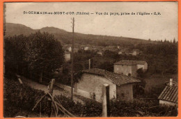 69 - B34525CPA - SAINT ST GERMAIN AU MONT D'OR - Vue Du Pays, Prise De L'église - Très Bon état - RHONE - Autres & Non Classés