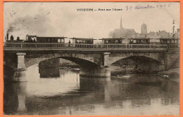 8 - B34526CPA - VOUZIERS - Pont Sur L'Aisne . Train - Très Bon état - ARDENNES - Vouziers