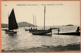 22 - B34522CPA - TREBEURDEN - Bateaux Homardiers à La Jetée - Très Bon état - COTES-D'ARMOR - Trébeurden