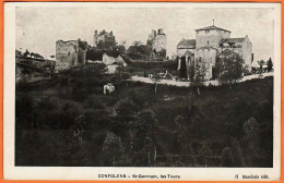 16 - B34034CPA - CONFOLENS - SAINT ST GERMAIN - Les Tours - Très Bon état - CHARENTE - Confolens