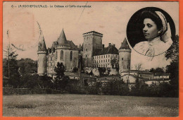 16 - B34035CPA - LA ROCHEFOUCAULD - Le Château Et Coiffe Charentaise - Très Bon état - CHARENTE - Other & Unclassified