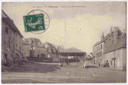 24 - B32550CPA - PAYZAC - Place De La Nouvelle Halle - Parfait état - DORDOGNE - Altri & Non Classificati