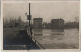 78 - B30886CPA - CHATOU - Inonde - 1910 La Crue Au Pont - Parfait état - YVELINES - Chatou