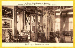 33 - B28696CPA - BORDEAUX - HR - Le Grand Hotel MONTRE - Vue N°3  Salons D'Art Ancien - Très Bon état - GIRONDE - Bordeaux