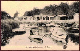 33 - B28210CPA - BIGANOS - Le Port - Barques - Très Bon état - GIRONDE - Andere & Zonder Classificatie