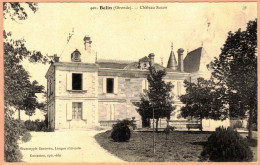 33 - B28195CPA - BELIN - Chateau Suzon - Très Bon état - GIRONDE - Andere & Zonder Classificatie