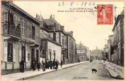 28 - B28197CPA - LA LOUPE - Avenue De La Gare - Bureau De Postes Et Telegraphe - Très Bon état - EURE-ET-LOIR - La Loupe