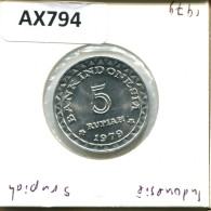5 RUPIAH 1979 INDONESIA Coin #AX794.U.A - Indonesië