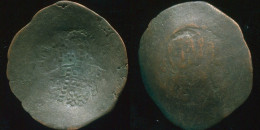 BYZANTINISCHE Münze  EMPIRE Aspron Trache Antike Münze 3,50g/29,9mm BYZ1076.5.D.A - Bizantinas