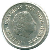 1/4 GULDEN 1967 NIEDERLÄNDISCHE ANTILLEN SILBER Koloniale Münze #NL11440.4.D.A - Netherlands Antilles