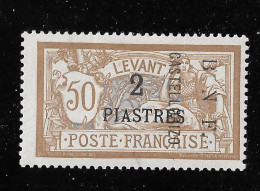 CASTELLORIZO YT 11 NEUF* TB ... VARIETE SANS POINT APRES N Et B ...SIGNé "ANCRE" - Unused Stamps