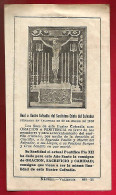 Image Pieuse Real Cofradia Del Santissimo Christo Del Savador - Papier D'inscription De 1951 - Images Religieuses