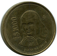 1000 PESOS 1989 MEXICO Coin #AH537.5.U.A - México