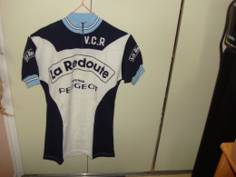 Maillot Cycliste La Redoute Manches Courtes T5 Vintage Année 74 - Altri & Non Classificati