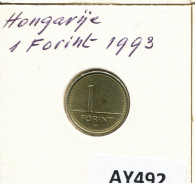 1 FORINT 1993 SIEBENBÜRGEN HUNGARY Münze #AY492.D.A - Hongarije