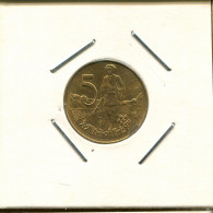 5 CENTS 2004 ÉTHIOPIE ETHIOPIA Pièce #AS188.F.A - Etiopía