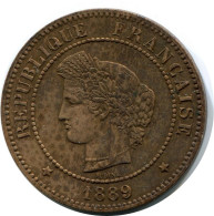 5 CENTIMES 1889 A FRANCIA FRANCE Moneda #AM960.E.A - 5 Centimes