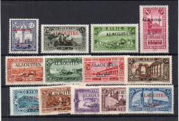 !!! ALAOUITES, SERIE N°22/34 NEUVE * - Unused Stamps