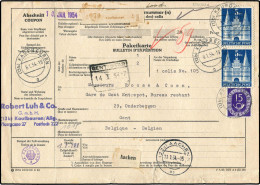Amerik.+Brit. Zone (Bizone), 1948, 100 II (6) U.a, Brief - Briefe U. Dokumente