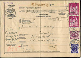 Amerik.+Brit. Zone (Bizone), 1948, 99 II, BRD 129, 133, Brief - Sonstige & Ohne Zuordnung