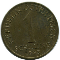 1 SCHILLING 1988 AUTRICHE AUSTRIA Pièce #AZ577.F.A - Oostenrijk