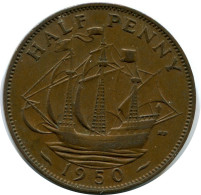 PENNY 1950 UK GRANDE-BRETAGNE GREAT BRITAIN Pièce #AX896.F.A - D. 1 Penny