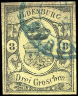 Altdeutschland Oldenburg, 1859, 8 Spe., Gestempelt - Oldenbourg