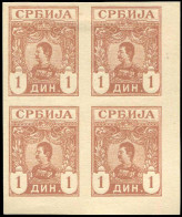 Serbien, 1901, 59 U (4), Ohne Gummi - Serbia