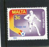 MALTA - 1982  3c  WORLD CUP  MINT NH - Malta