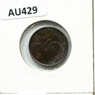 5 CENTS 1980 NETHERLANDS Coin #AU429.U.A - 1948-1980: Juliana