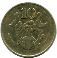 10 CENTS 1998 ZYPERN CYPRUS Münze #AP302.D.A - Chipre