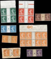 Frankreich, 1907, 116-121 ZS, Postfrisch, Ungebraucht, Briefstück - Autres & Non Classés