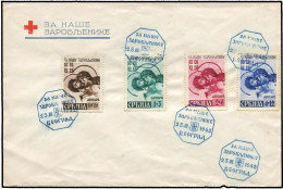 Deutsche Besetz.II.WK Serbien, 1942, 62-65 A, Brief - Occupation 1938-45