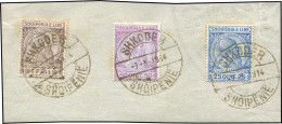 Albanien, 1913, 29-34, Briefstück - Albanien