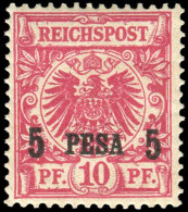 Deutsche Kolonien Ostafrika, 1893, 3 I D, Ungebraucht - África Oriental Alemana