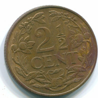 2 1/2 CENT 1965 CURACAO NÉERLANDAIS NETHERLANDS Bronze Colonial Pièce #S10197.F.A - Curacao
