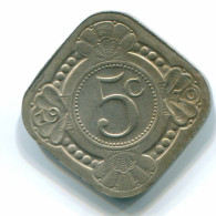 5 CENTS 1970 ANTILLES NÉERLANDAISES Nickel Colonial Pièce #S12518.F.A - Nederlandse Antillen
