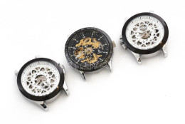 3 Db Automata Karóra, Mind Működik, Jó állapotban D : 40 Mm - Other & Unclassified