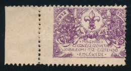1912-1922 Magyar Cserkész Szövetség Jubileumi Tíz Esztendő Emlékére Alkalmi Bélyeg, ívszéli - Unclassified