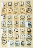 1858-2004 Több Mint 460 Darabos Okmánybélyeg Alapgyűjtemény 8 Lapos Közepes Berakóban - Unclassified
