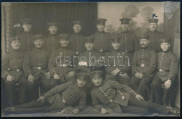 1916 I. Világháborús Német Katonák Ulm Csapatfotó Fotólap / German Solders Photo - Andere & Zonder Classificatie