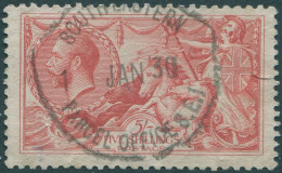 Great Britain 1915 SG409 5s. Bright Carmine KGV Small Tear FU (amd) - Sin Clasificación