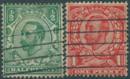 Great Britain 1912 SG340-341 KGV Set Of 2 #5 FU (amd) - Ohne Zuordnung