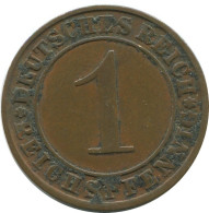 1 REICHSPFENNIG 1924 J GERMANY Coin #AD457.9.U.A - 1 Rentenpfennig & 1 Reichspfennig