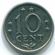 10 CENTS 1971 ANTILLES NÉERLANDAISES Nickel Colonial Pièce #S13418.F.A - Netherlands Antilles