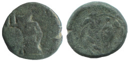 WREATH Ancient Authentic GREEK Coin 1.7g/12mm #SAV1213.11.U.A - Griechische Münzen