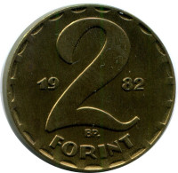 2 FORINT 1982 HONGRIE HUNGARY Pièce #AY635.F.A - Ungarn