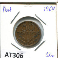 50 CENTAVOS 1969 PORTUGAL Pièce #AT306.F.A - Portugal