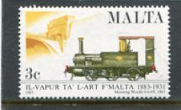 MALTA - 1983  3c  RAILWAY  MINT NH - Malta